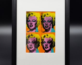 Andy Warhol Pop art limited publication fine print – Marilyn Monroe – Matted, Framed & Ready to hang