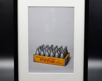 素晴らしいユニークなポップアートの絵画 - コカコーラのボトル