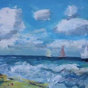Fine Impressionism painting (collector / gallery stamped on verso) with signature, inscription, Claude Monet
