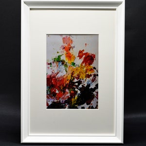 Cy Twombly Expressive limited publication fine art print – Flowers – Matted, Framed & Ready to hang