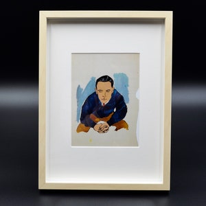 Andy Warhol Pop art limited publication fine print – Boy – Matted, Framed & Ready to hang