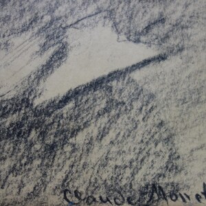 Impressionism Charcoal Drawing - Study (collector / Gallery Stamped on ...