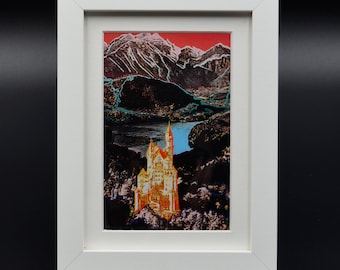 Andy Warhol Pop art limited publication fine print – Castle – Matted, Framed & Ready to hang