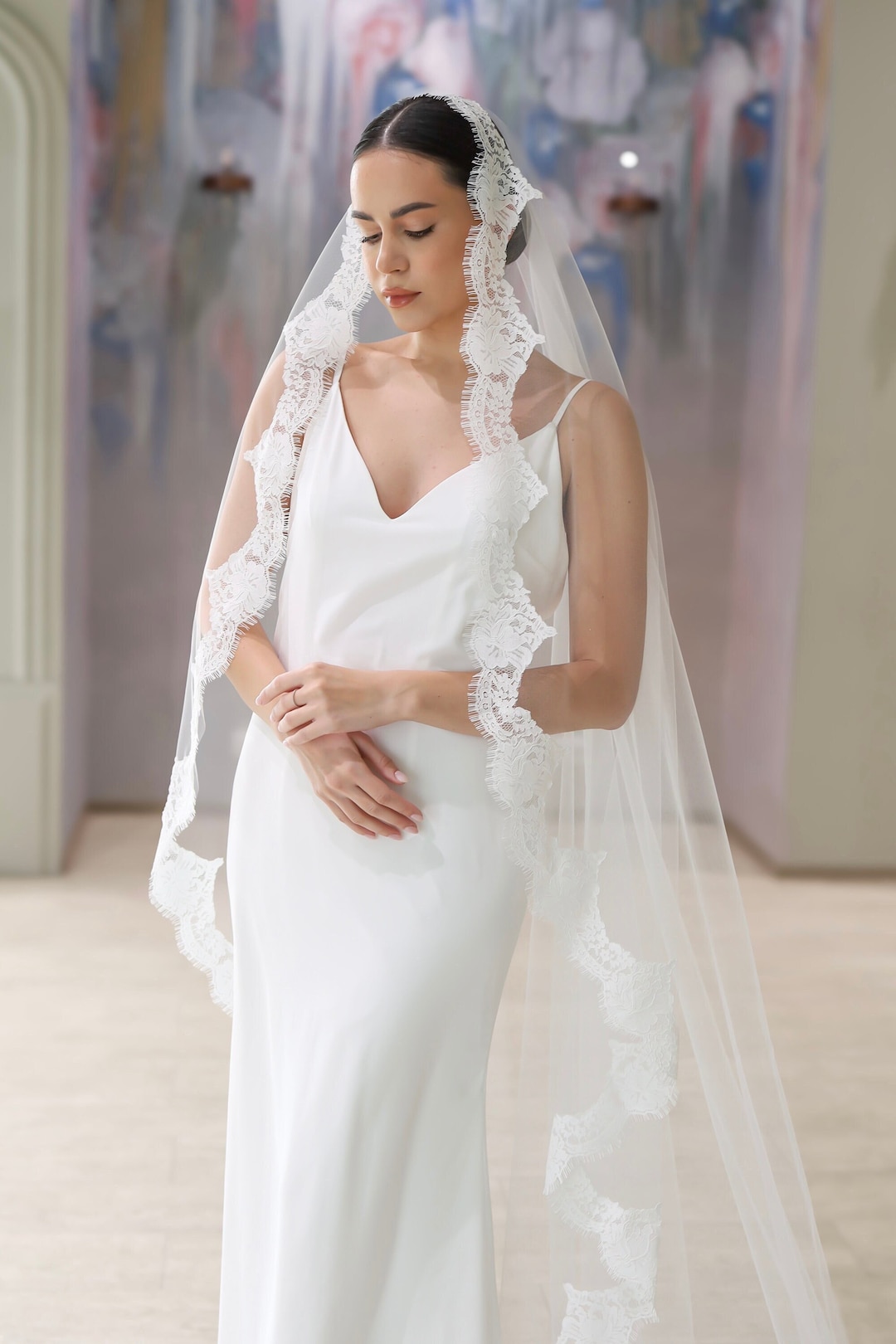 Merletto Veli Sposa Lunghi Veli Velo Sposa Lungo Metri Velo