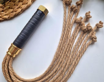 Hochwertiger Jute-Flogger/ Perfekte Kontrolle und Stil