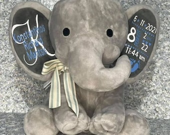 Birth Announcement Elephant