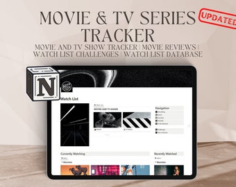 Watch List Notion Template Etsy
