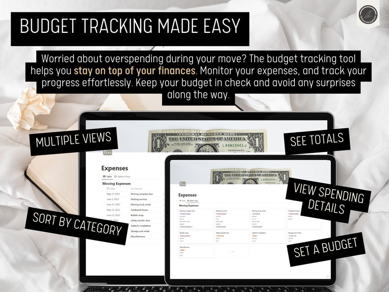 Notion Template Moving Checklist Planner Notion Planner Moving