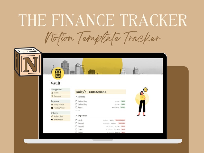 Notion Template Finance Planner Complete Personal Finance Etsy
