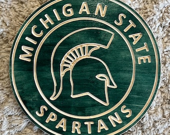 Michigan State Spartans Sports Signs