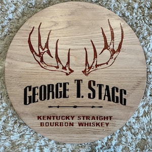 Oak Bourbon Whiskey Epoxy Signs, Buffalo Trace, Eagle Rare, Stagg, Makers Mark, Smoke Wagon