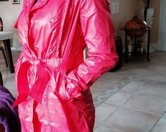 shiny raincoat