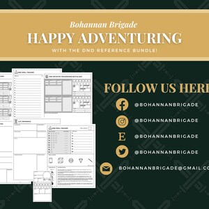 Notes for Dungeons and Dragons Reference Bundle Rpg Tabletop Notes ...