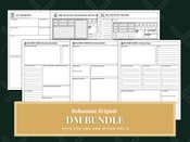 D&amp;D Printable Dungeon Master Screen Insert - Etsy Canada