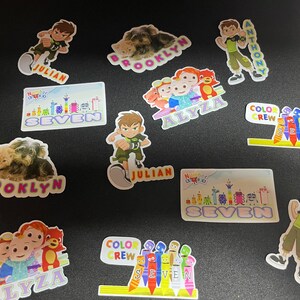 Individualisierbare personalisierte Sticker