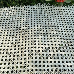 BIG SALE-Webbing Rattan Cane 11.5&quot;/15.5&quot;/18&#39;&#39;/20&quot;/24&#39;&#39;/27.5&quot;/36&quot; Width  Hexagon Natural Rattan Cane webbing,White color/Bleached Rattan Cane