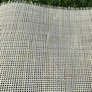 Cane Webbing 18''/19"/20"/24''/36" Width White Radio Cane Webbing Woven Webbing-Weave Rattan Webbing Woven For Crafts/Sell By The Feet