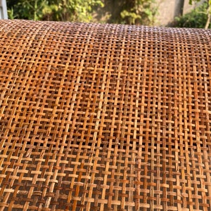 Rattan Cane Webbing 18''/19"/20"/24''/36'' Width Natural Brown Radio Rattan,Woven Rattan Cane For Home Crafts/DIY Projects- Sell by the feet