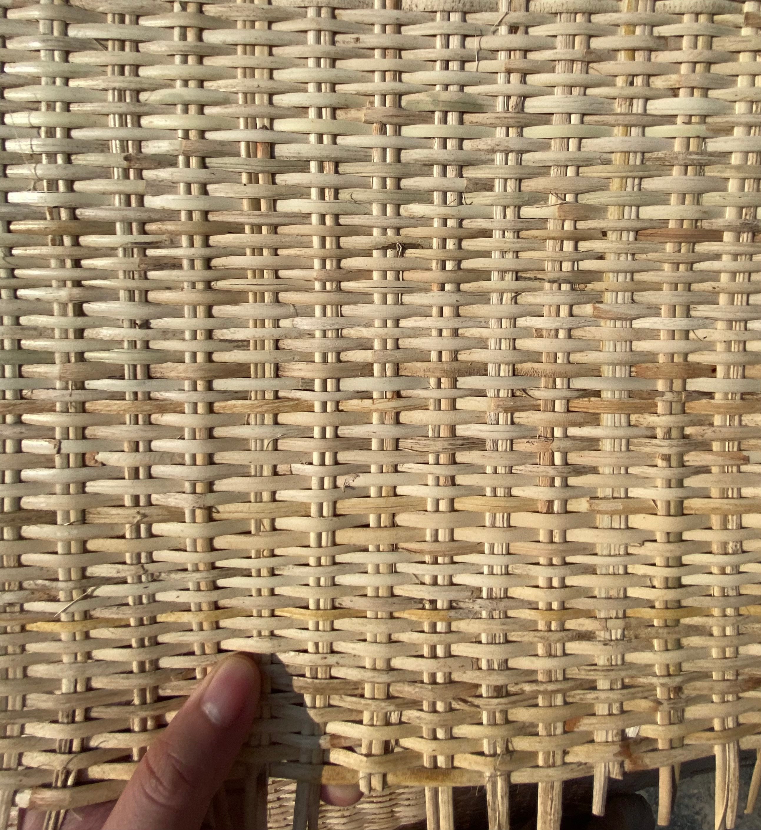 Kitcheniva Natural Dried Rattan Woven Sheet DIY Cane Webbing