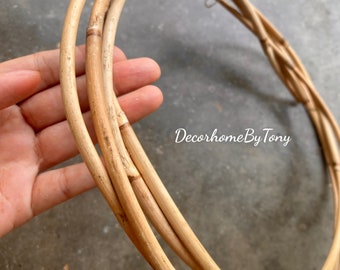 Rattan Spline, Rattan Core,Fine Cane For DIY Rattan Material Repair Rattan Chair, Rattan Furniture 6 Feet Length, Diameter 6mm-8mm