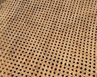 Webbing Rattan Cane Width 27" (70cm) Premium Natural Woven Rattan Webbing Cane for furniture repair