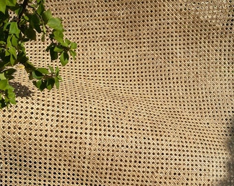 Rattan Cane Webbing 24 inches Natural Rattan Cane Webbing Roll, Unbleached Rattan Webbing Rolls for Cane Furniture, restoration/ Cannage