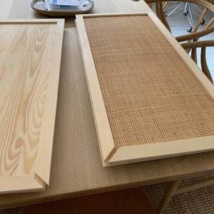 Webbing Rattan Cane Width 36" (90cm) Premium Natural Woven Rattan Webbing Cane -Premium Radio Cane Mesh Webbing Radifor furniture repair