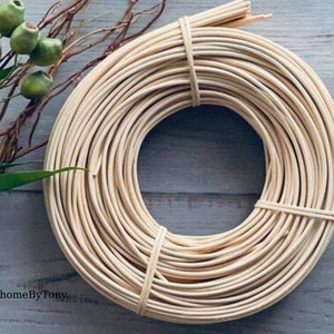 D4mm rottingspline naturlig rotting, rottingreparation rottingstol, spörörskit.