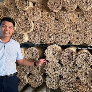 Webbing Rattan Cane 18&#39;&#39;/19&quot;/20&quot;/24&#39;&#39;/27.5&quot;/31.5&quot;/36&quot;/39.5&quot; Width Hexagon Natural Rattan Cane webbing for furniture repair/restoration DIY