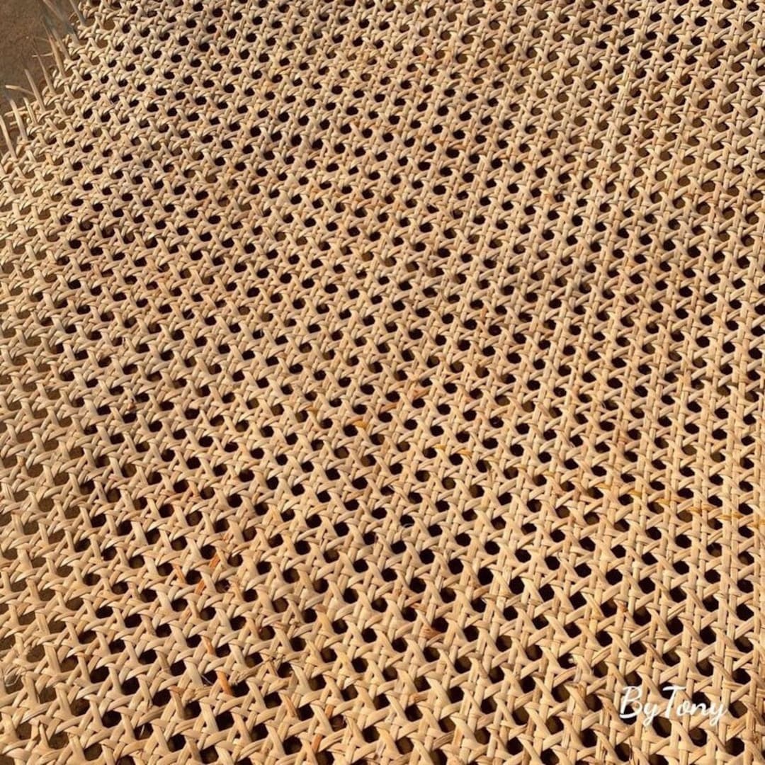 15.5/18''/20/24''/27.5/36'' Width Dark Natural Radio Rattan Cane Mesh/caning  Material for Cane Furniture, DIY Projects Sell by the Foot. 
