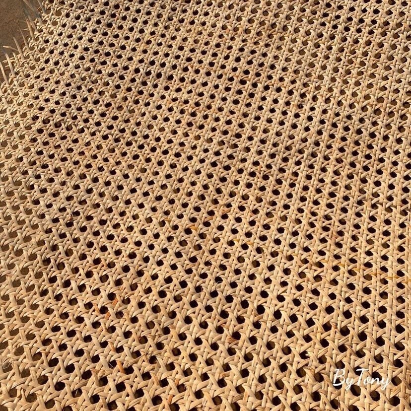 Plastic Artificial Weave Rattan Cane Webbing Sheet Material Chair Caning  Repair