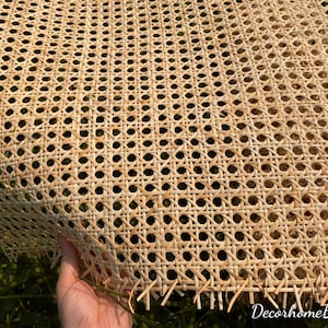 Cane Webbing Width 18” Premium Natural Hexagon Rattan Cane Webbing, 100% Garden Unbleached Natural Rattan Cane Good quality Cheap Price