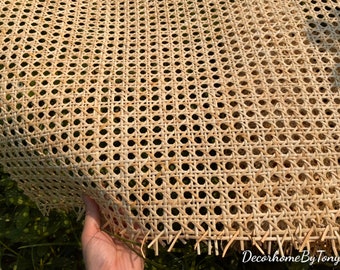 Cane Webbing Width 18” Premium Natural Hexagon Rattan Cane Webbing, 100% Garden Unbleached Natural Rattan Cane Good quality Cheap Price