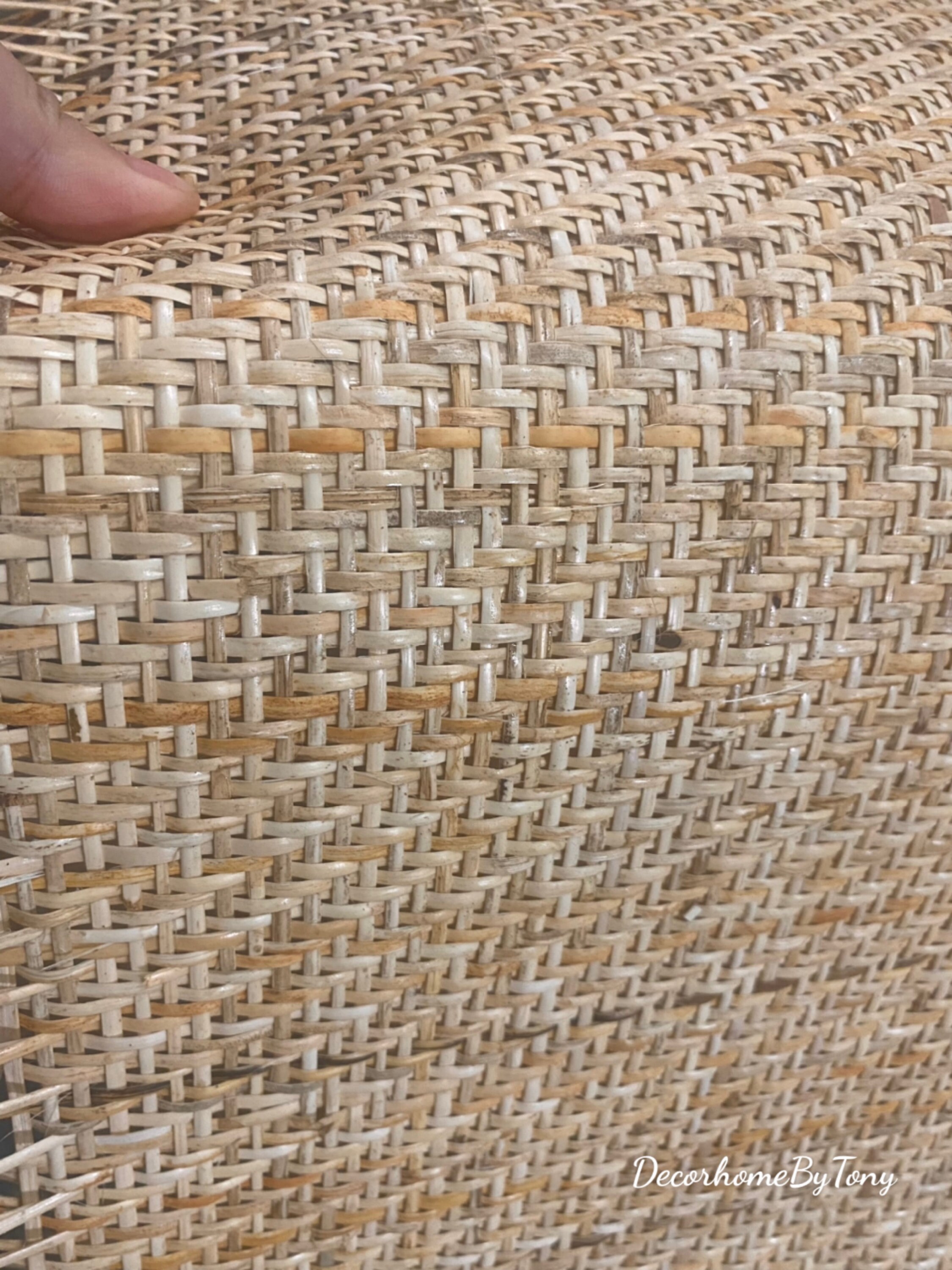 18 Width Rattan Cane Webbing Roll 2 Feet Hexagon Weave Rattan Fabric  Furniture Woven Rattan Sheets for Crafts Cane Weave Rattan Material Natural