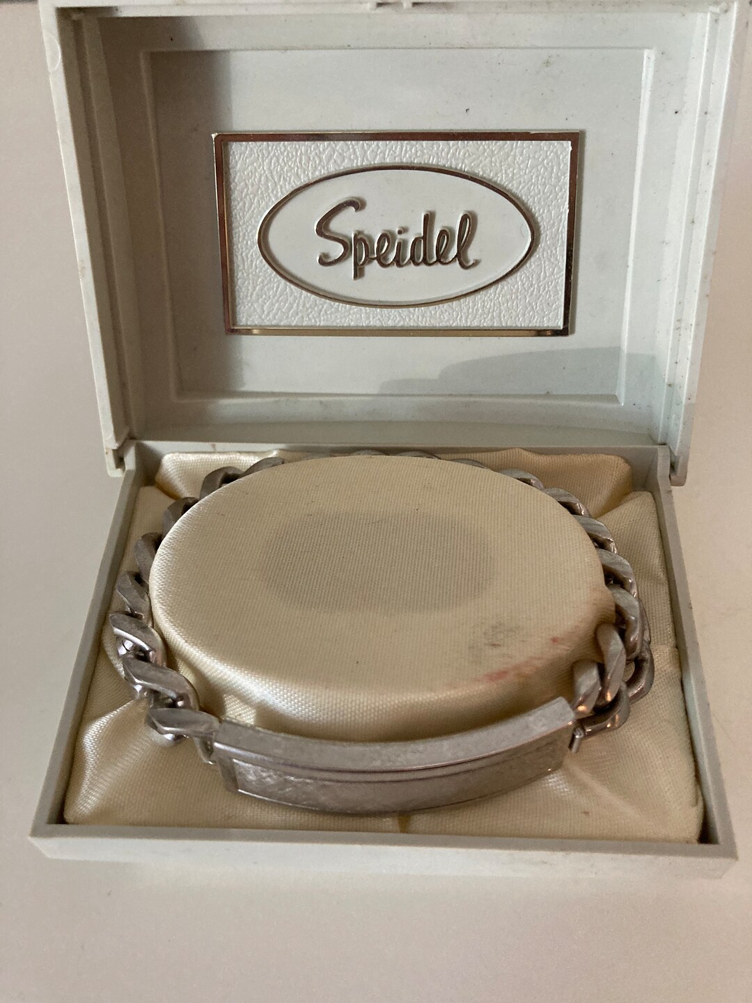Vintage Speidel ID Bracelet Etsy