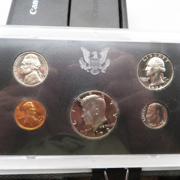 1972 S United States Mint Proof Set in Original Box Free Shipping!