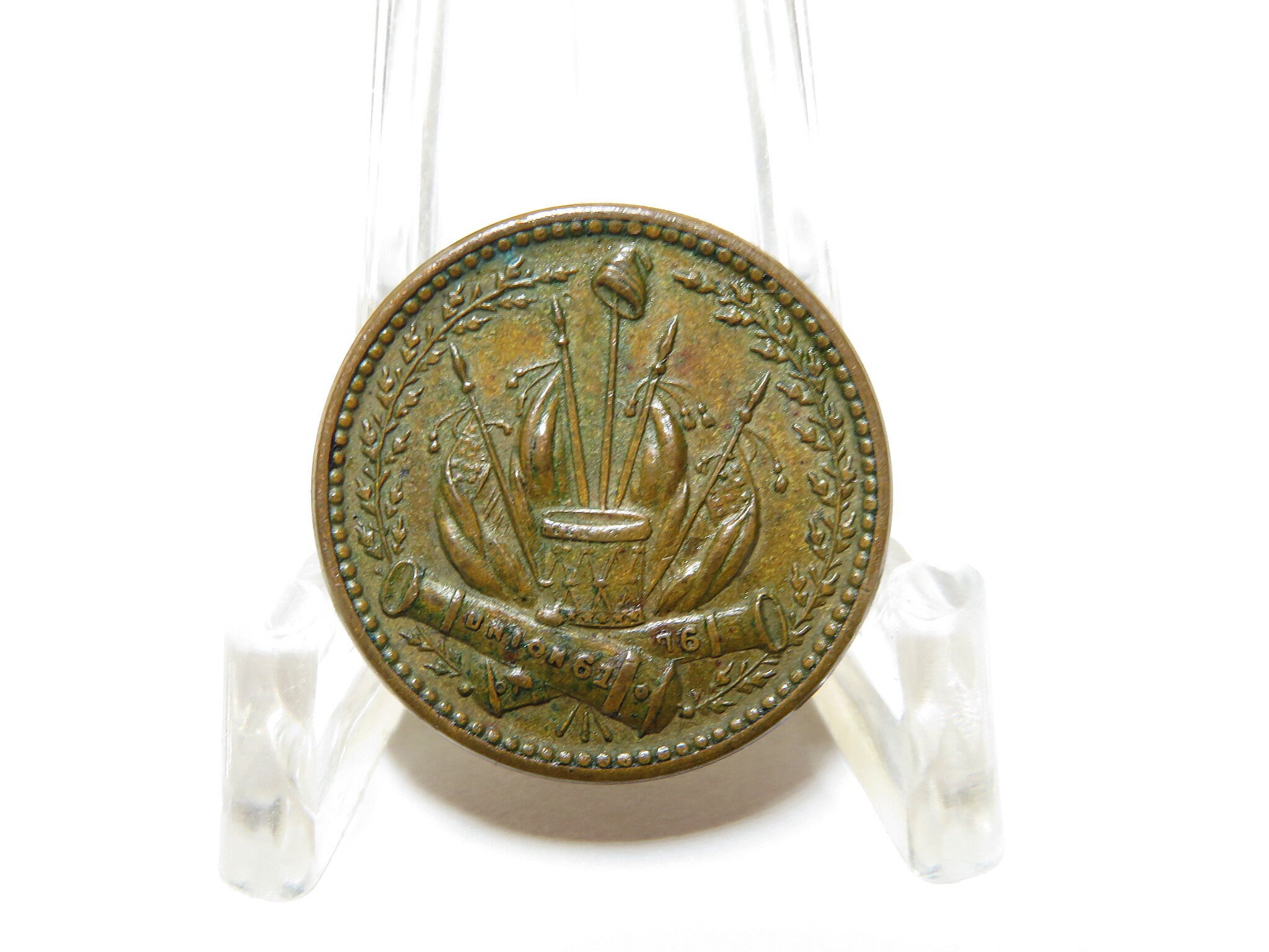 1863 Civil War Token I.O.U 1 Cent - Free Shipping USA - The Happy Coin