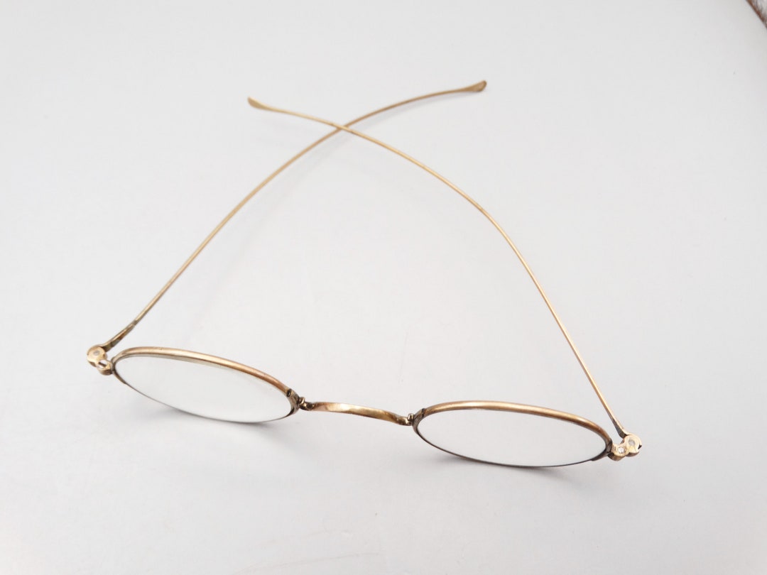 10k Gold Eyeglasses Antique Spectacles Old Eyeglasses Vintage