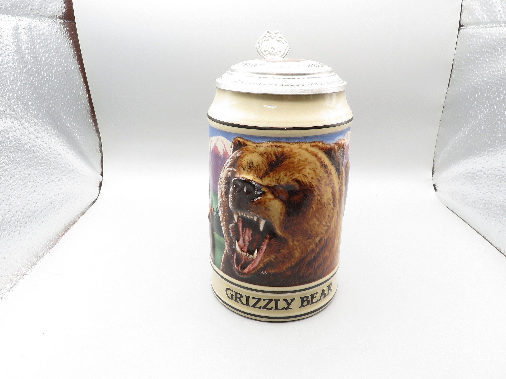 Grizzly Bear Beer Painting Groomsmen Gifts Kodiak Brown Ale 