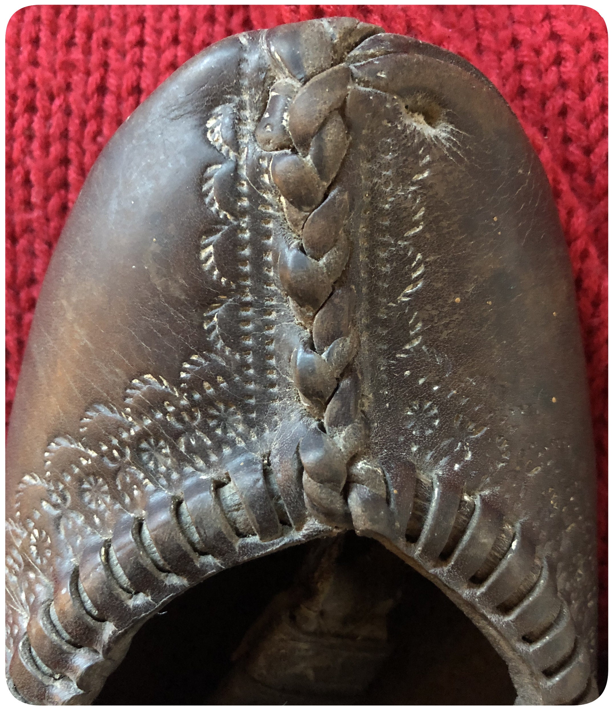 Antique Authentic Carpathian Leather Shoes, Ukrainian Traditional Folk ...