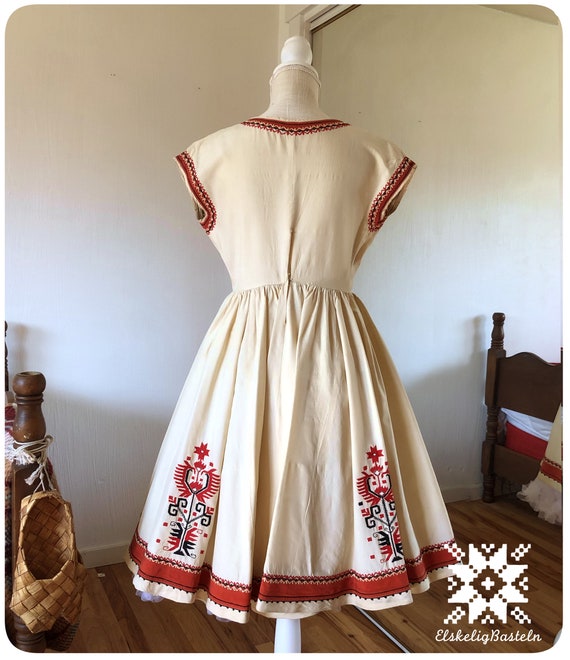 Antique Bulgarian Folk Dress, Macedonian Mediterr… - image 2