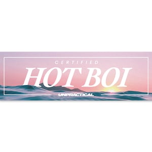 Hot Boi Car Slap Sticker