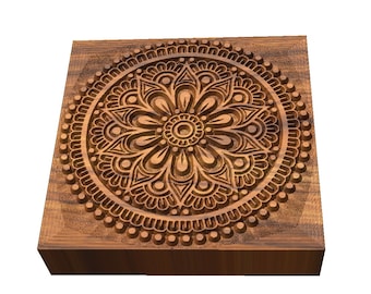 MANDALA clay stamp structures ceramic pottery texture embossing