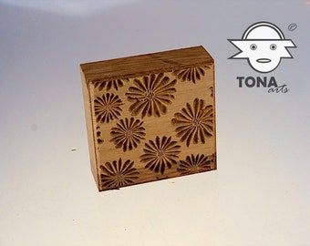 Stamp, endless, clay, structure, ceramics, pottery, relief, wood