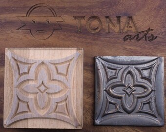 Kleistempel, textuurstempel, stempel, keramische aardewerk textuurstempel