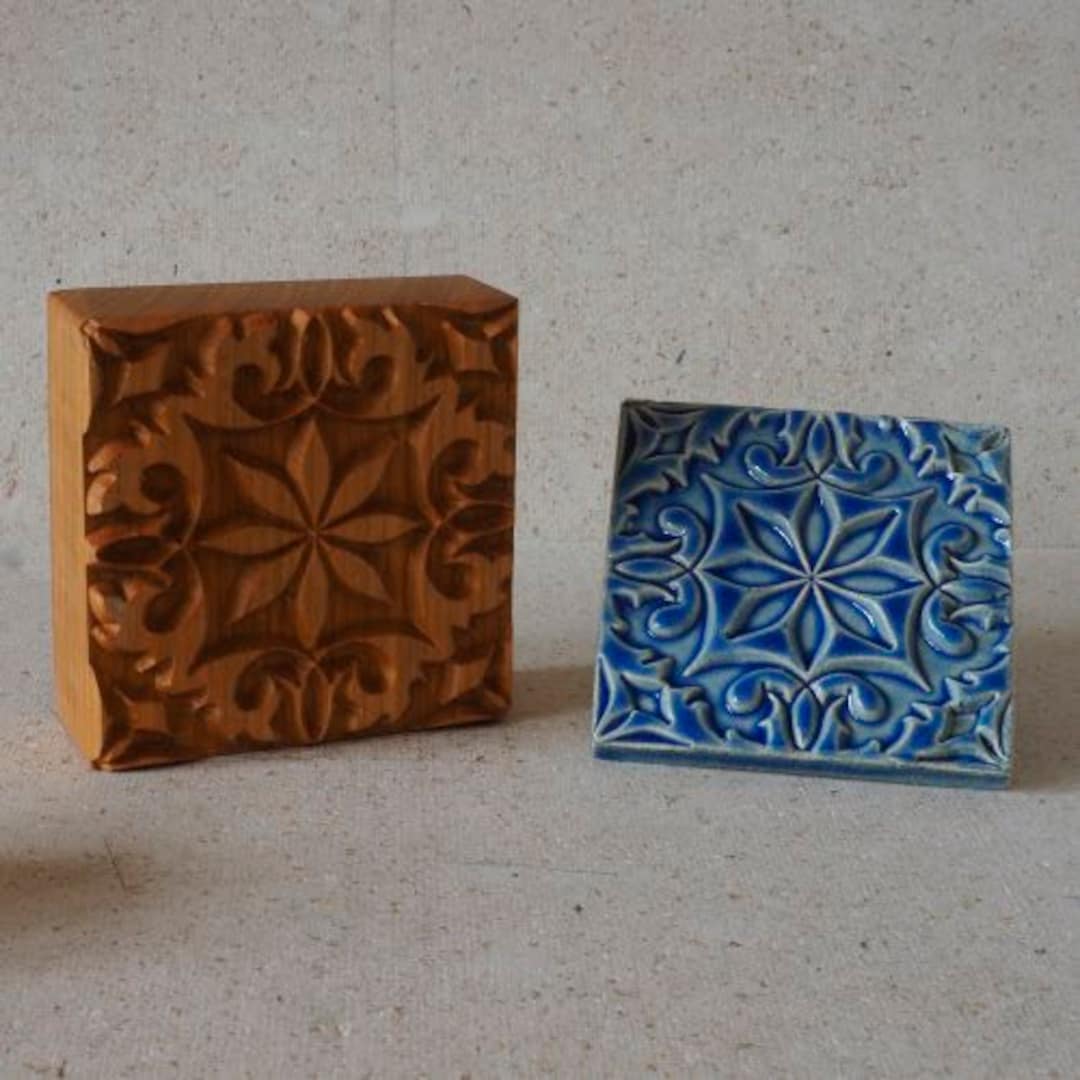 Clay Stamp Structures Tiles Ceramics Pottery Texture Embossing Etsy UK