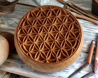 Round Clay Stamp Structures Ceramics Pottery Jewelry 