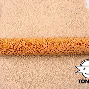 Xtra-fine wooden hand roller - Texture - Endless - For all ceramic masses.