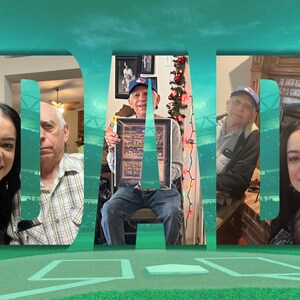 Imagen de letra en bloque Descarga digital Arte de pared personalizado Foto de la abuela Descargar imagen de papá Personalizar regalo de cumpleaños del abuelo Descargar arte de mamá