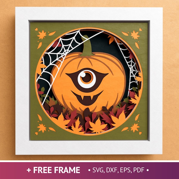 3D Halloween Pumpkin Shadow Box, Fall Leaves SVG, Layered Paper Art, Spider Webs 3D SVG, Files For Cricut with Easy Instructions 3D Halloween Pumpkin Shadow Box, Fall Leaves SVG, Layered Paper Art, Spider Webs 3D SVG, Files For Cricut with Easy Instructions